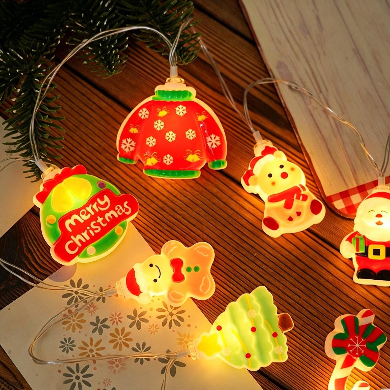 Santa Claus String Light LED S - огляд і ціна Lighting Tree Decor