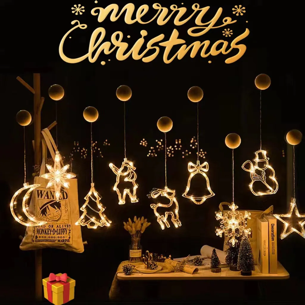 1-20PCS LED Christmas Suction  - огляд і ціна Lighting Tree Decor