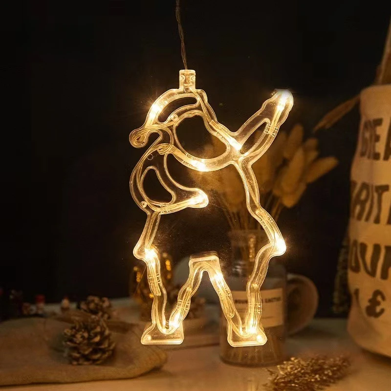 1-20PCS LED Christmas Suction  - огляд і ціна Lighting Tree Decor