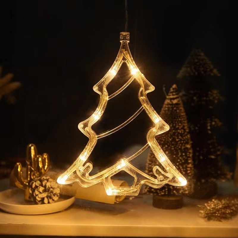 1-20PCS LED Christmas Suction  - огляд і ціна Lighting Tree Decor