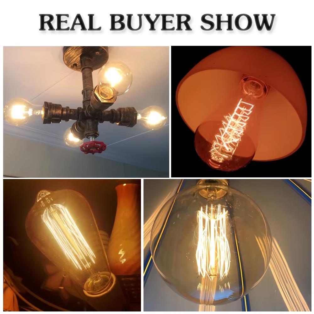 Retro Edison Light Bulb E27 40 - огляд і ціна Lighting Decor Ideas