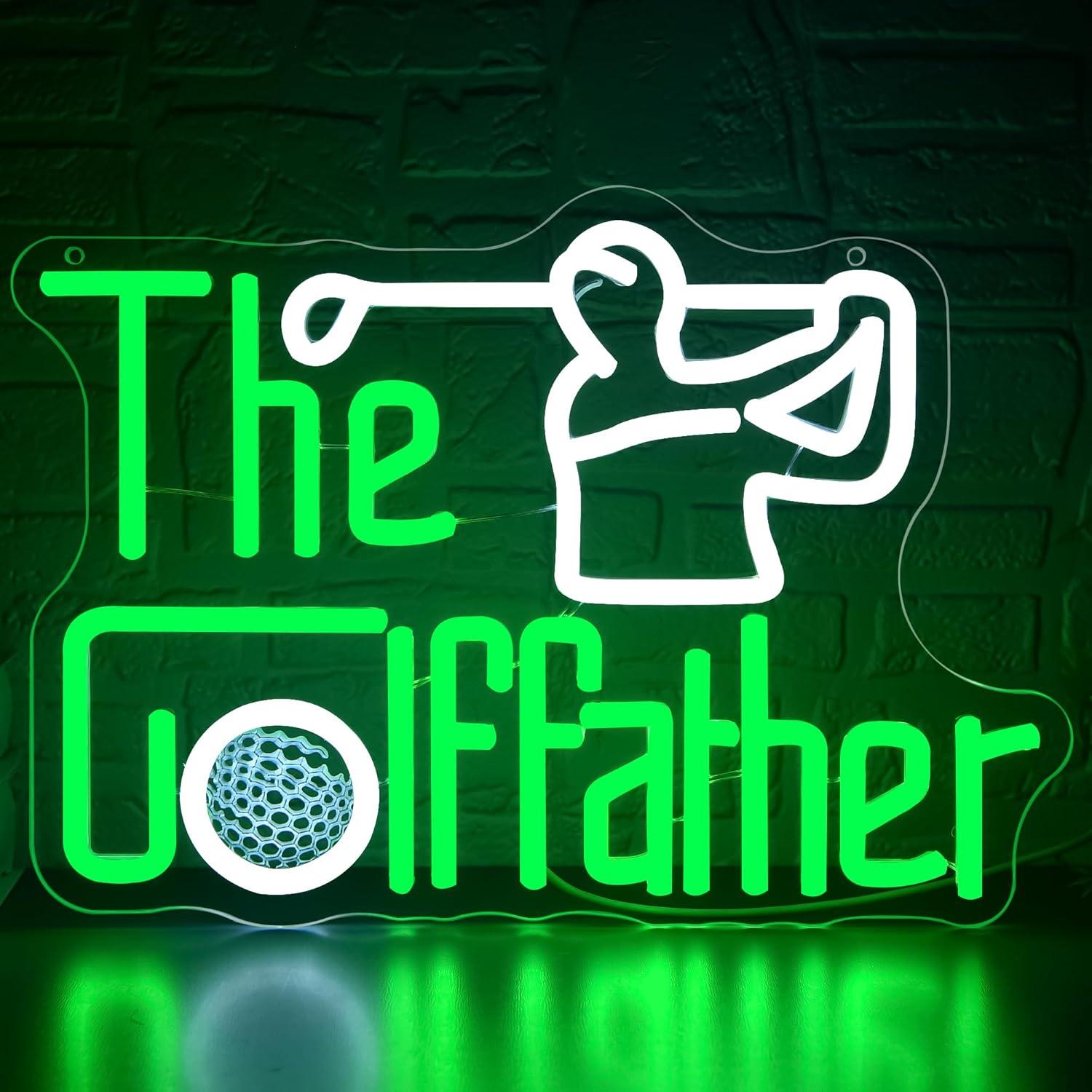 Golf Father Neon Sign USB Dimm - огляд і ціна Led Lighting Wall Decor
