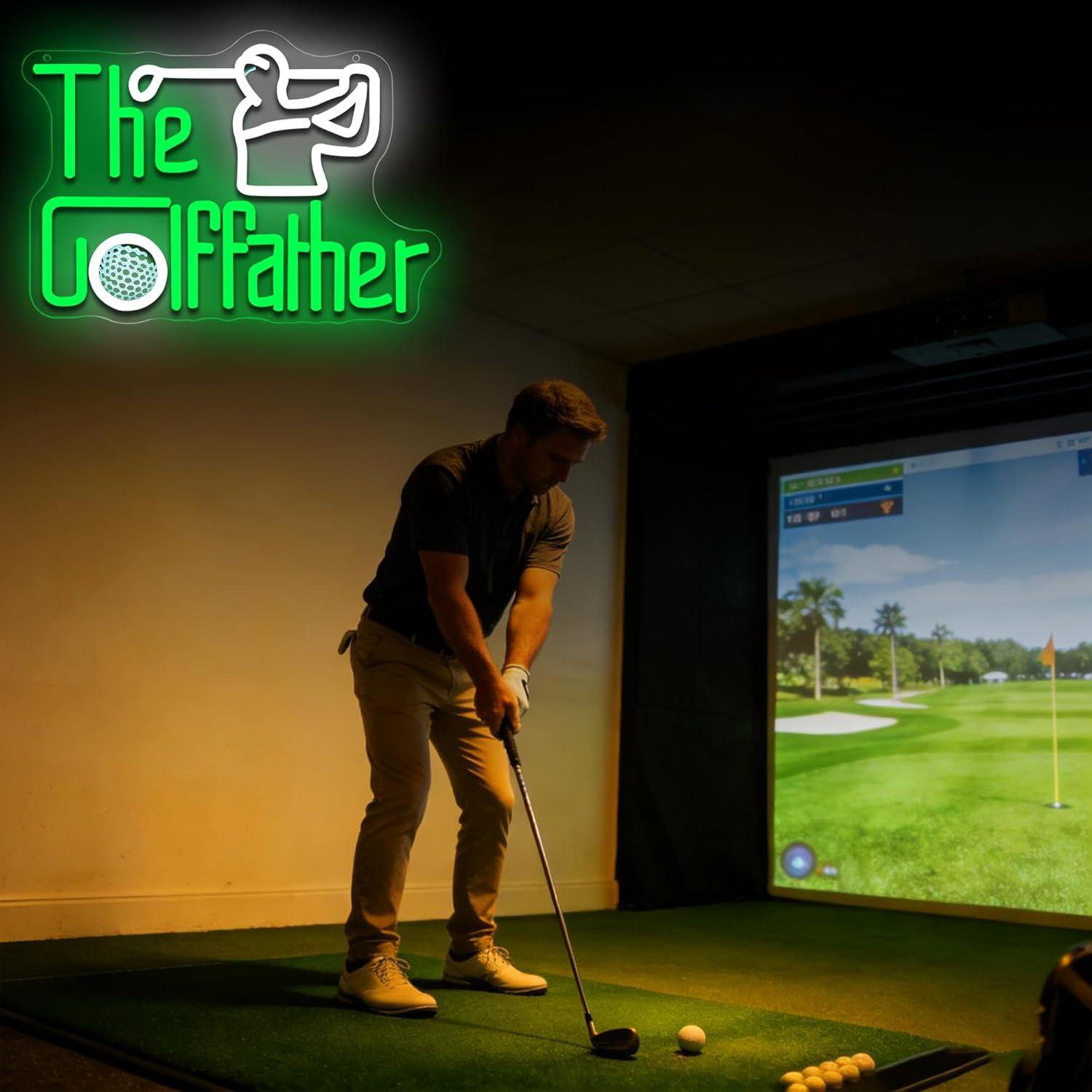 Golf Father Neon Sign USB Dimm - огляд і ціна Led Lighting Wall Decor