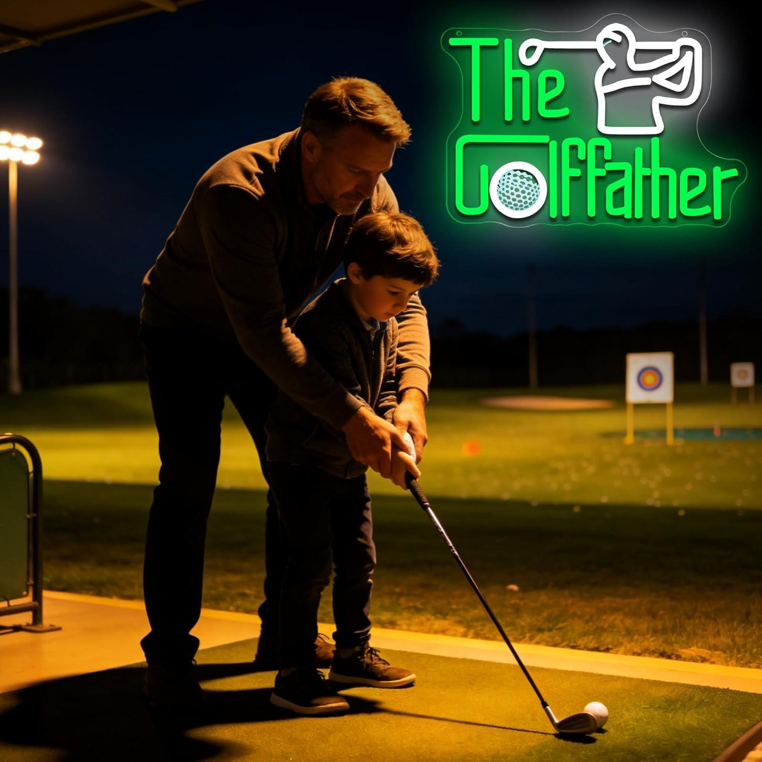 Golf Father Neon Sign USB Dimm - огляд і ціна Led Lighting Wall Decor