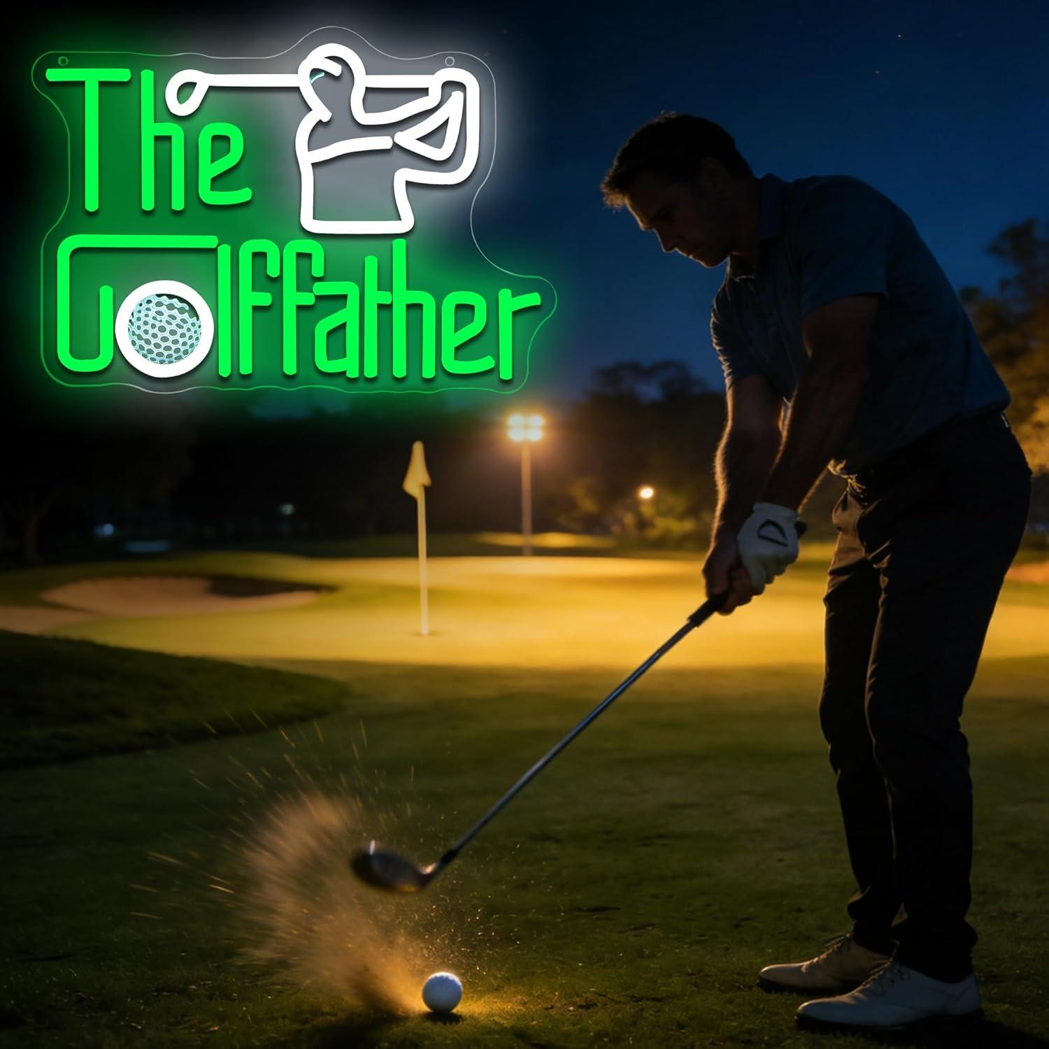 Golf Father Neon Sign USB Dimm - огляд і ціна Led Lighting Wall Decor