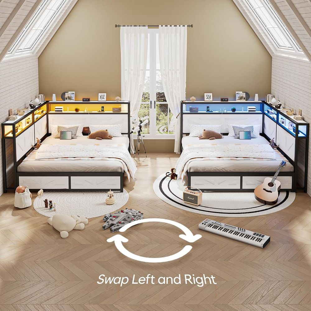 CIKUNASI Queen Bed e with Stor - огляд і ціна Furniture Lighting & Decor Magazine